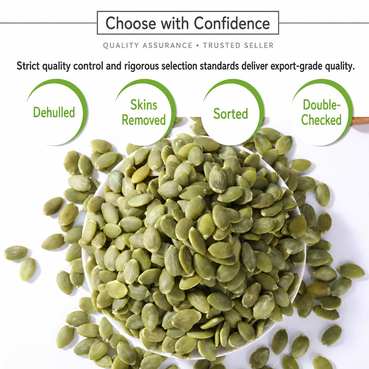💯🥇Crush cravings without the guilt!🦊🌿Enjoy every bite of our all-natural Pumpkin Seed Kernels-ABB8