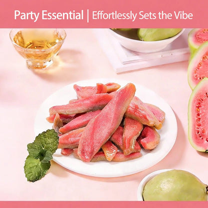 💎💯Say goodbye to high-calorie guilt! ❤️💐Satisfy your cravings with our fiber-rich Red Guava slices-QZE