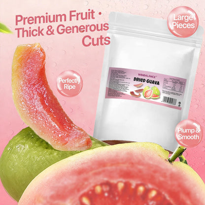 💎💯Say goodbye to high-calorie guilt! ❤️💐Satisfy your cravings with our fiber-rich Red Guava slices-QZE